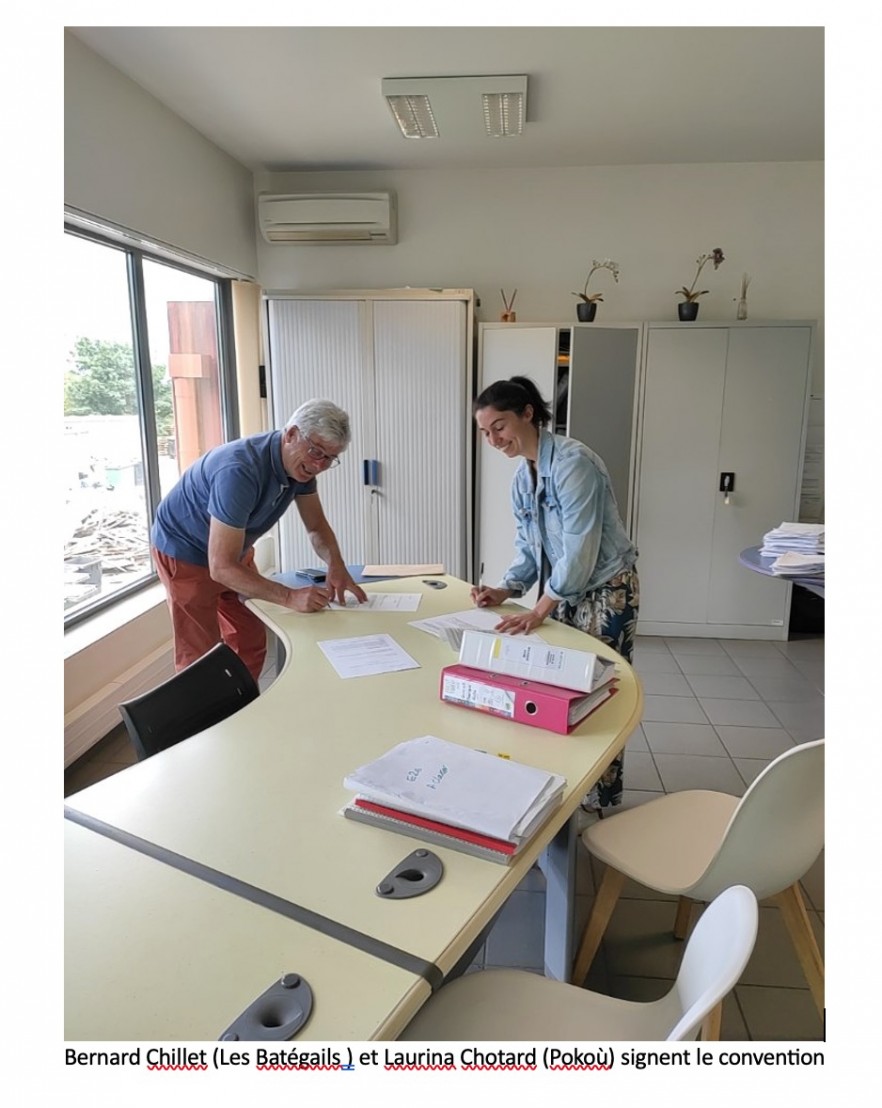 Signature les Bategails et Pokou